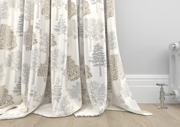 Coppice Faux Silk, Bronze - Made to Measure Curtain - Image 6